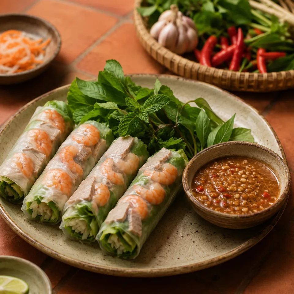 Không gian quán buổi tối